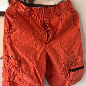 Arizona Jean Company Men's Vibrant Orange Cargo Shorts